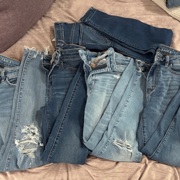 American Eagle Outfitters Denim - American Eagle Outfitters Women's Assorted Blue Skinny Jeans
